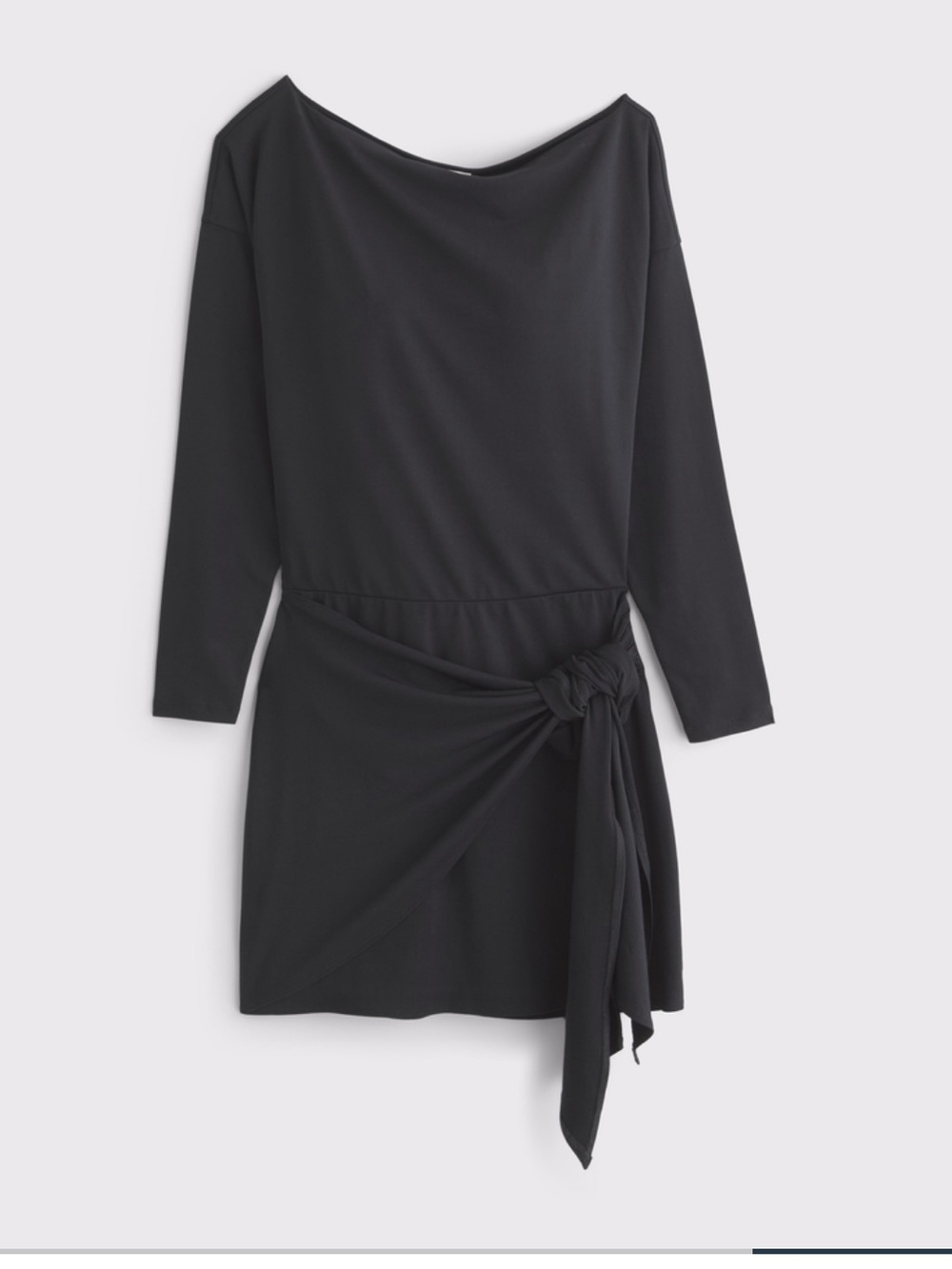 Abercrombie long sleeve draped knit mini dress
